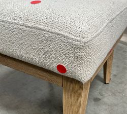 Open Box: Layton Grand Upholstered Dining Chair - Performance Boucle Oatmeal, Seadrift