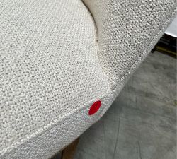 Open Box: Layton Grand Upholstered Dining Chair - Performance Boucle Oatmeal, Seadrift