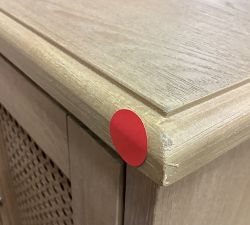 Open Box: Sausalito Wall Cabinet (24"W) - Seadrift, Satin Nickel Pulls