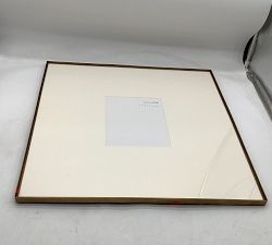 Open Box: Stowe Modern Metal Frames 25"L x 25"W (8"x10" Opening) - Brass