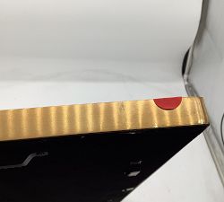 Open Box: Stowe Modern Metal Frames 25"L x 25"W (8"x10" Opening) - Brass