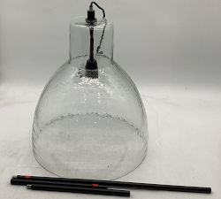 Open Box: Bridget Recycled Glass Pendant, Large (17") - Bronze