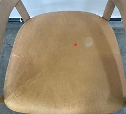 Open Box: Laguna Leather Counter Height Stool (24") - Keystone Sandstone, Seadrift