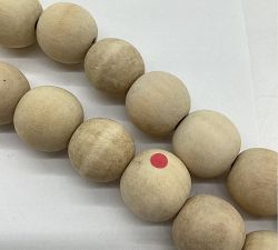 Open Box: Mango Wood Contentment Beads - Ivory