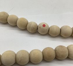 Open Box: Mango Wood Contentment Beads - Ivory