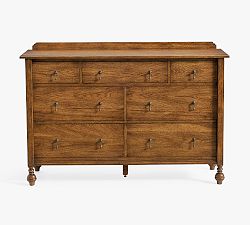 Open Box: Summerville 7 Drawer Dresser (58") - Tuscan Brown