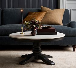 Scarlett Round Marble Coffee Table (36")