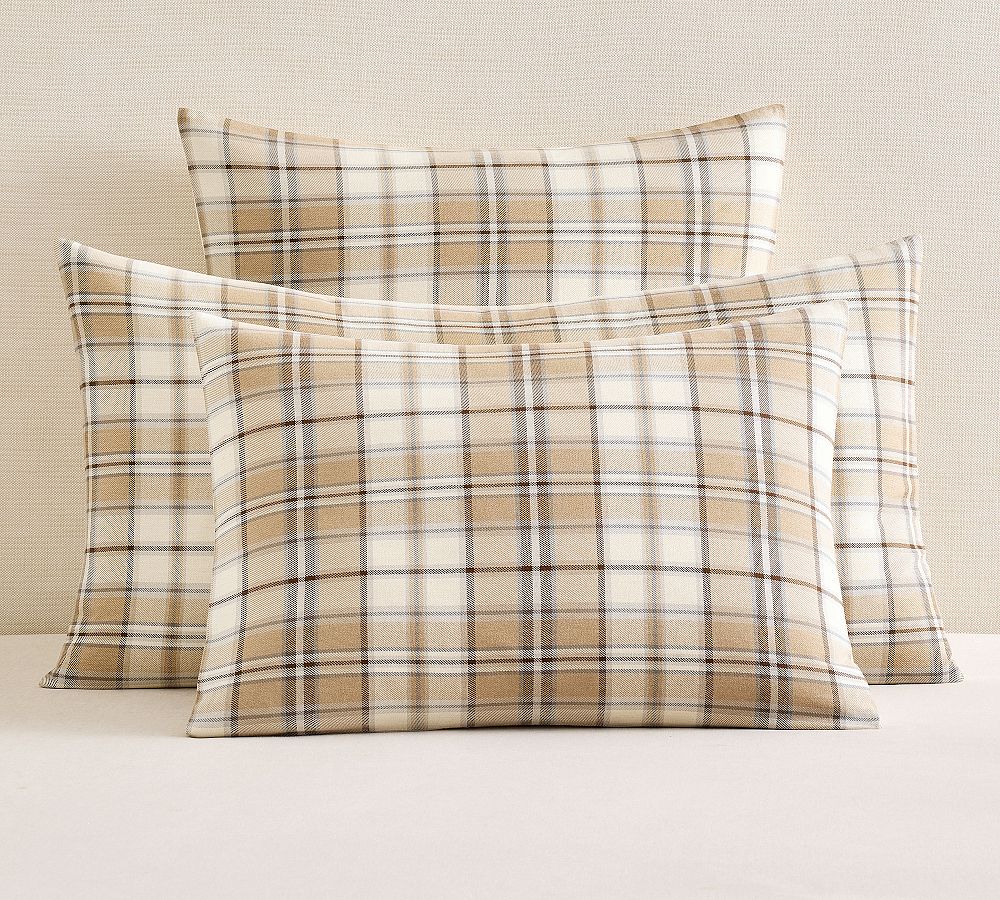 Cedrick Plaid Sham by Pottery Barn