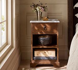 Scarlett Marble Mini Nightstand (16")