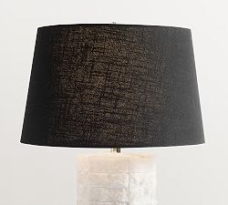 Gallery Textured Linen Tapered Shade