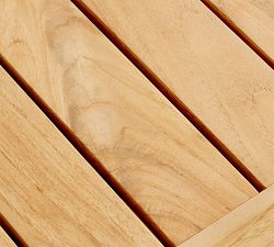 Malibu Teak Rectangular Extendable Outdoor Dining Table (75"-104")