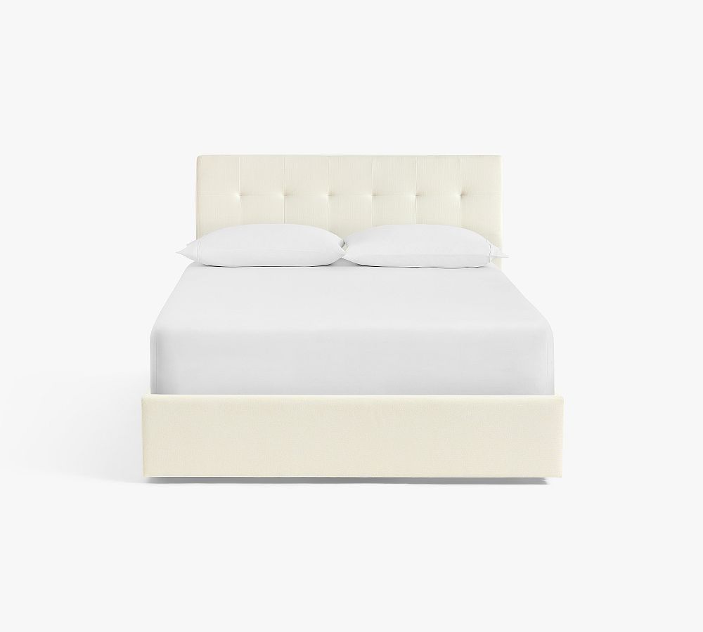 Arlo Upholstered Tufted Storage Bed by Pottery Barn