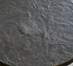 Bodhi Round Metal Accent Table (10")