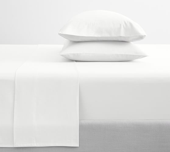 Dream Brushed Organic Cotton Sateen Sheet Set by Pottery Barn