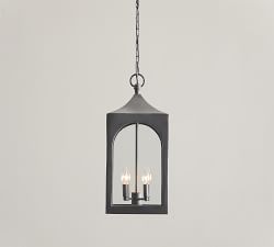 Caleb Metal Indoor/Outdoor Lantern Pendant (11")