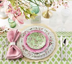 Monique Lhuillier Jules Scalloped Placemats - Set of 4