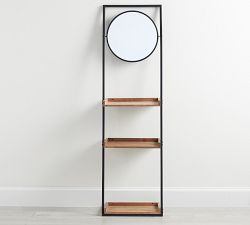 Trenton Ladder Shelf with Mirror (20")