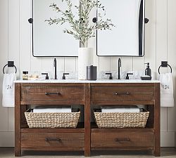 Paulsen Reclaimed Wood Double Sink Vanity (63")