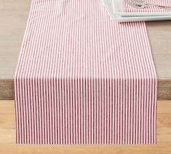 Wheaton Stripe Cotton/Linen Table Runner