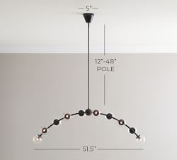 Arc Linear Chandelier (52")