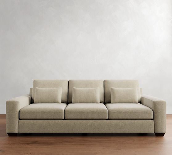 Big Sur Square Arm Deep Seat Sofa (76"-120") by Pottery Barn