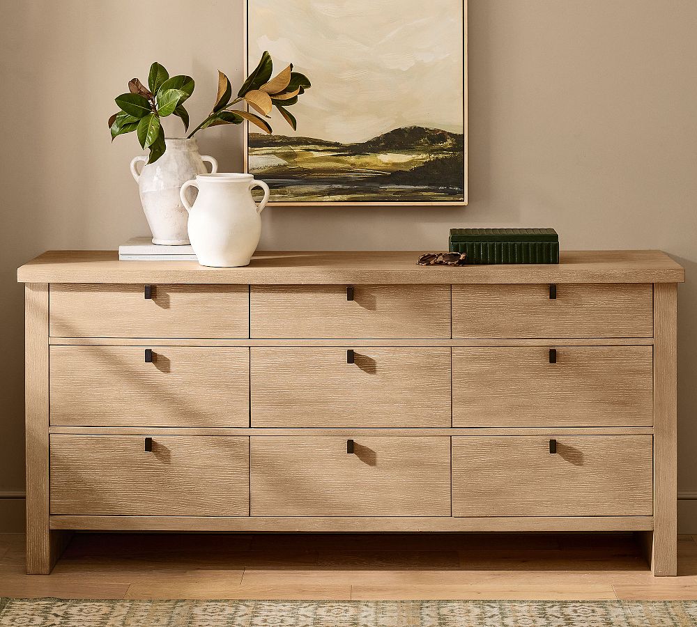 Modern Farmhouse 9-Drawer Dresser (72") by Pottery Barn