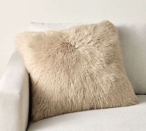 Alpine Luxe Faux Fur Pillow Cover
