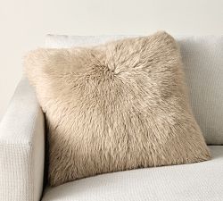 Alpine Luxe Faux Fur Pillow Cover