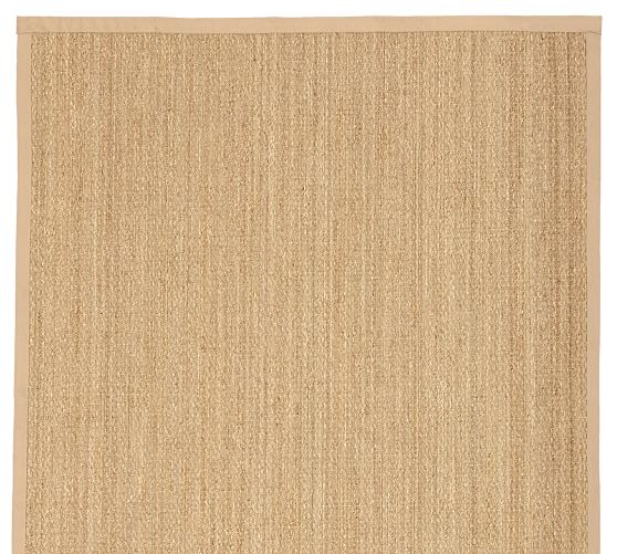 Color-Bound Seagrass Rug by Pottery Barn