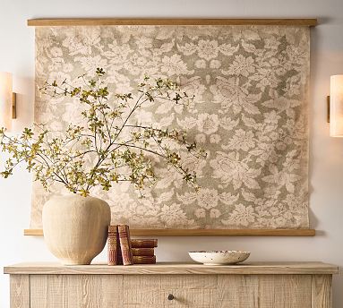 Tuscany Floral ゴブラン織　壁掛け　USA Floral Print Tapestry | Pottery Barn