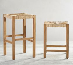 Malibu Woven Backless Stool