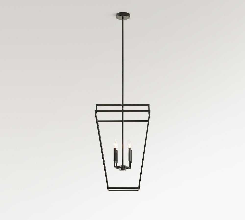 Prescott Metal Indoor/Outdoor Pendant (20"-24") by Pottery Barn