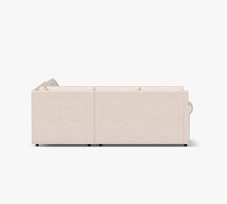 Sanford Roll Arm 3-Piece L-Shaped Sectional (95")