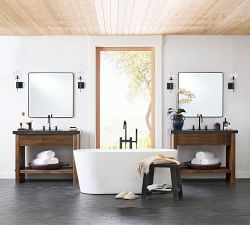 Vintage Square Mirror