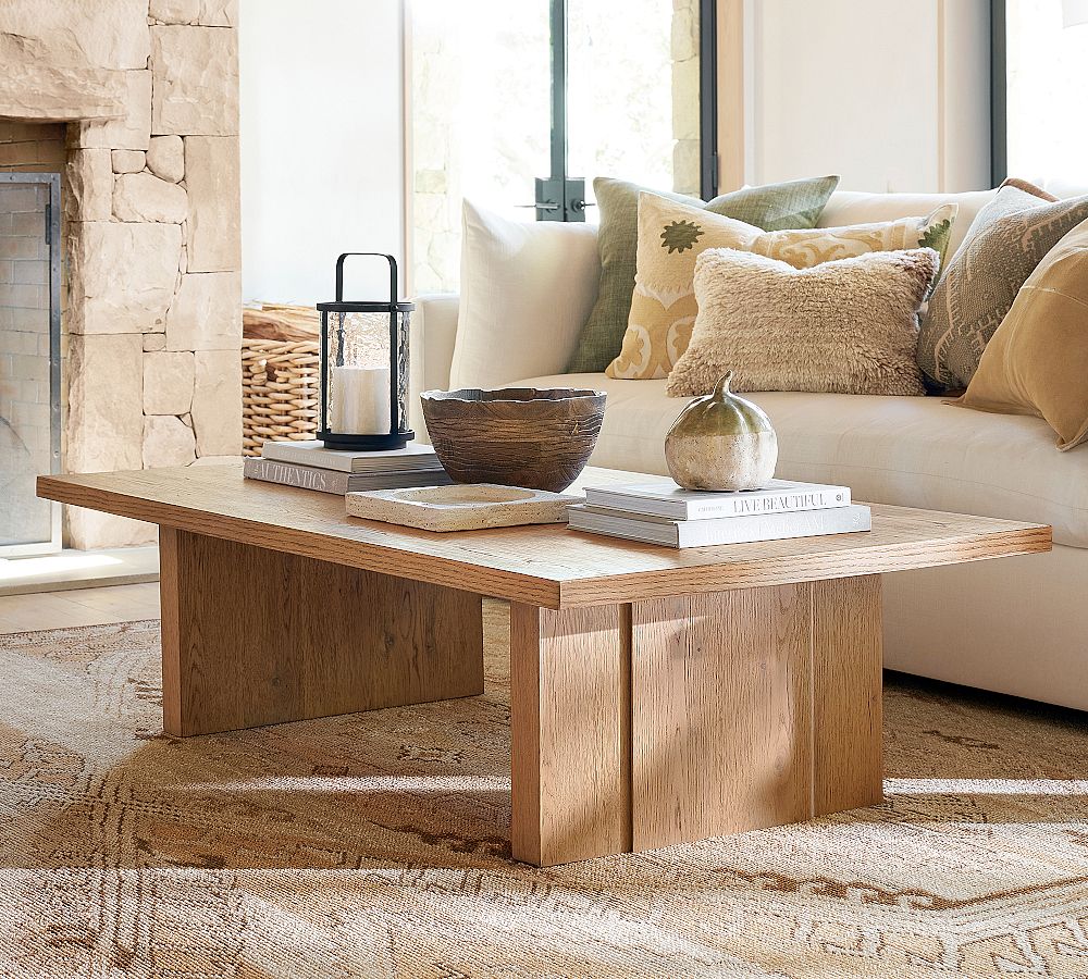 Aldon Rectangular Coffee Table (58") by Pottery Barn