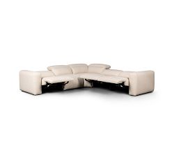 Lennox 5-Piece Upholstered Power Reclining Sectional