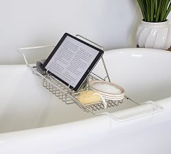 Nia Stainless Steel Bathtub Caddy