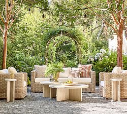 Get The Look: Huntington Square-Arm Sofa Outdoor Lounge Set