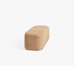 Lawton Leather Storage Bench (52")