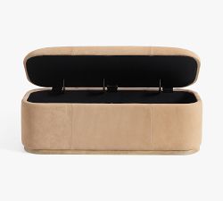 Lawton Leather Storage Bench (52")