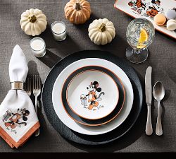 Disney Mickey Mouse and Friends Stoneware Appetizer Plates - Mixed Set of 4