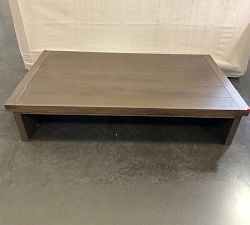 Open Box: Aspen Rectangular Coffee Table (65") - Worn Oak
