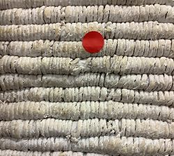 Open Box: Coil Double Hamper - Whitewash