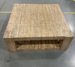 Open Box: Rockport Square Reclaimed Wood Coffee Table (44") - Sierra