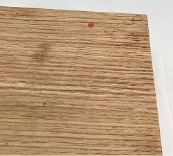 Open Box: Wood Fluted Jewelry Box, Medium - Natural