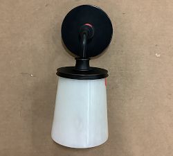 Open Box: Hayes Alabaster Single Sconce (11") - Bronze
