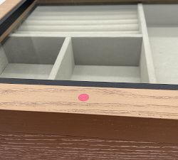 Open Box: Stella Jewelry Box, Large - Fog