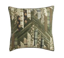 Winter Spruce Quilted Sham