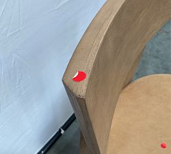 Open Box: Aldon Leather Dining Chair - Maize, Keystone Sandstone Leather