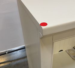 Open Box: Aubrey 2 Shelf Base (36" x 36") - Dutch White